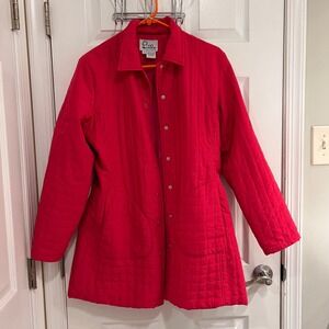 Lilly Pulitzer Quilted Snap‎ Front Jacket Coat